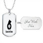 This Lovely Pendant can be Engraved by us for you. In your words!