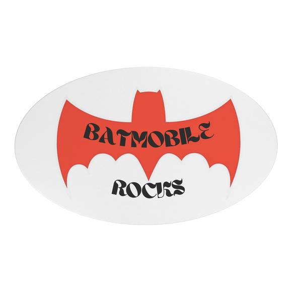 BATMOBILE_ROCKS_Oval_Maginet_OvalCarMagnet_Main_H_Mockup.png