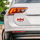 BAT_FAN_FOREVER_Oval_Maginet_OvalCarMagnet_Bumper_H_AS_Mockup.png