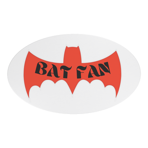 BAT_FAN_in_LOGO_Oval_OvalCarMagnet_Main_H_Mockup.png