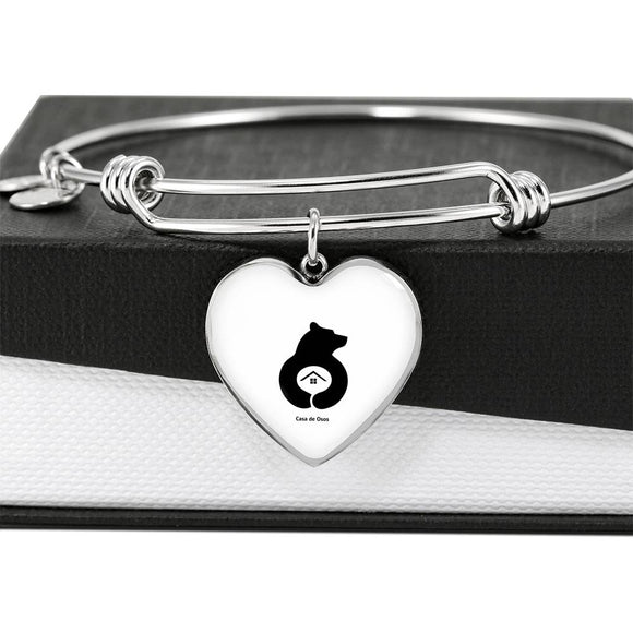Custom Create your Own Heart Pendant Bracelet