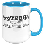 Drink up with pride showing everyone you are a "Real Man" !  That you do use essential oils and more!